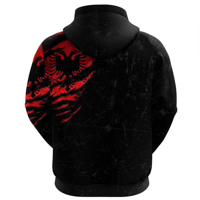 Albania In Me Special Grunge Hoodie