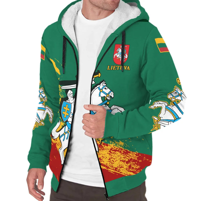 (Lietuva) Lithuania Special Sherpa Hoodie