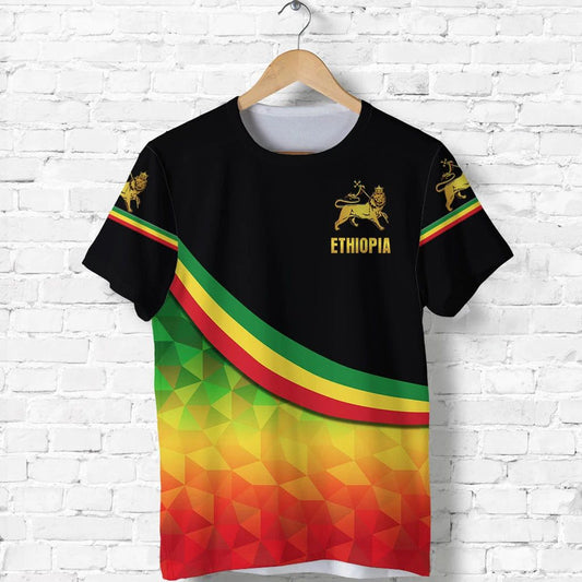 Ethiopia Lion Of Judah Simple Attractive Vibes T Shirt