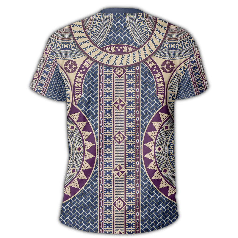 African Fiji Circle Tapa Fala Masi T Shirt T Shirt