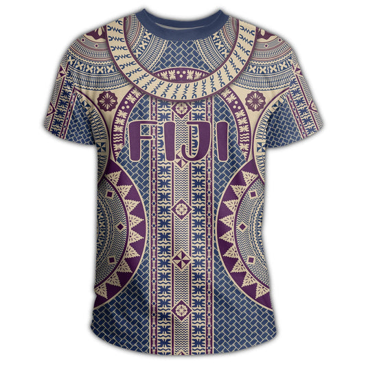 African Fiji Circle Tapa Fala Masi T Shirt T Shirt