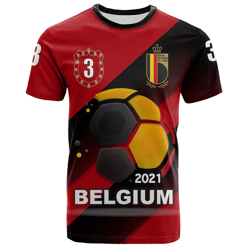 Custom Belgium Football 2021 T Shirt