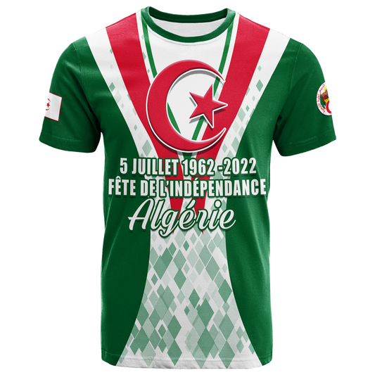 Algeria Independence Day 5 Juillet 1962 2022 T Shirt