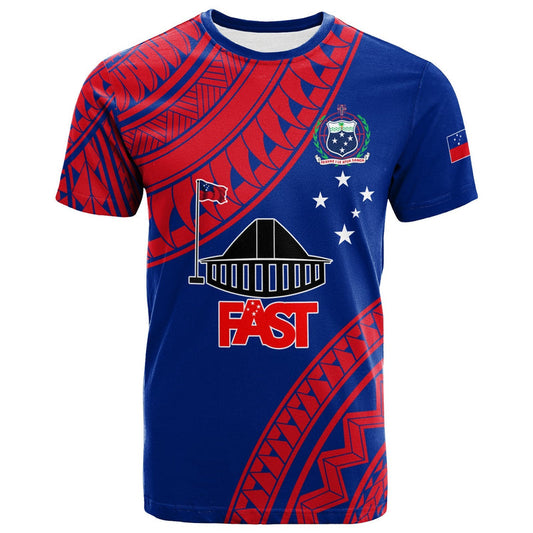 F.A.S.T Samoa Samoan Pattern T Shirt