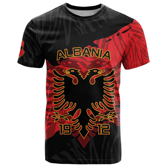 Albania Independence Day Albanian Eagle - Grunge Style T Shirt