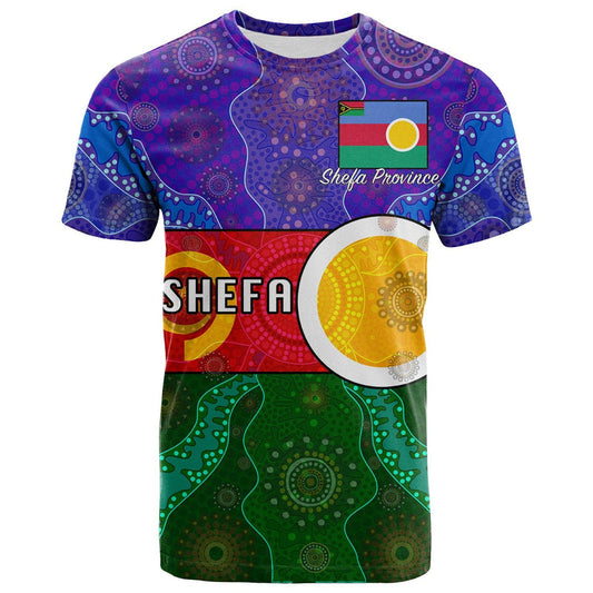 (CustCustom Shefa Province Aboriginal Patterns T Shirt