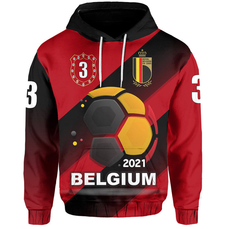 Custom Belgium Football 2021 Hoodie