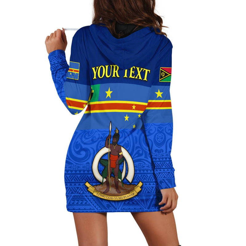 (Custom Personalised) Tafea Province Hoodie Dress Vanuatu Proud