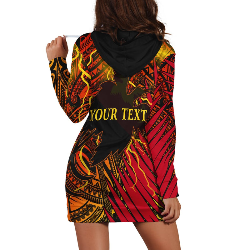 (Custom Personalised) Papua New Guinea Hoodie Dress Style Stalwart Polynesian