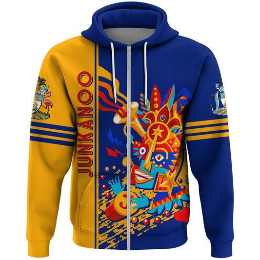 African Junkanoo Bahamas Zip Hoodie