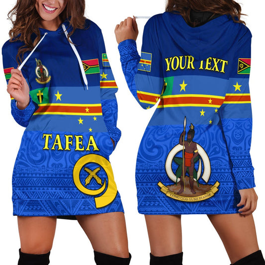 (Custom Personalised) Tafea Province Hoodie Dress Vanuatu Proud