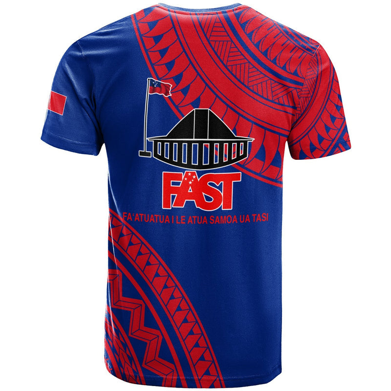 F.A.S.T Samoa Samoan Pattern T Shirt
