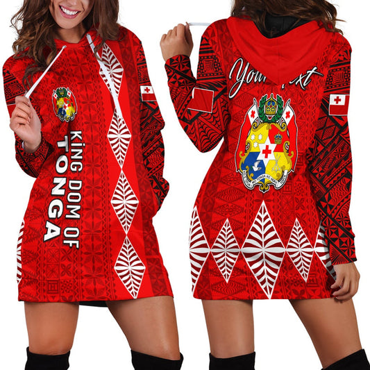 (Custom Personalised) Kingdom of Tonga Hoodie Dress 2021 Tonga National Day