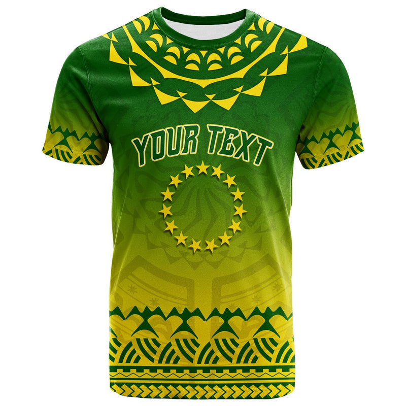 Custom Cook Islands Turtle With Tribal T Shirt