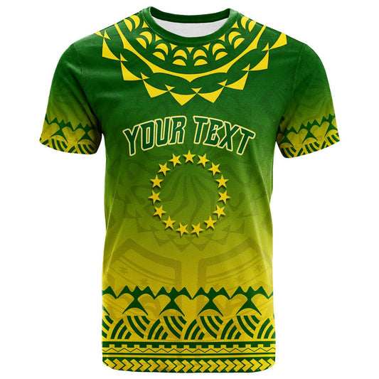 Custom Cook Islands Turtle With Tribal T Shirt