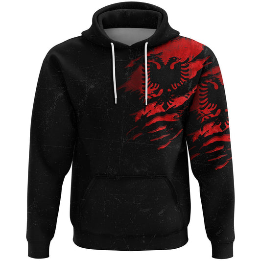 Albania In Me Special Grunge Hoodie