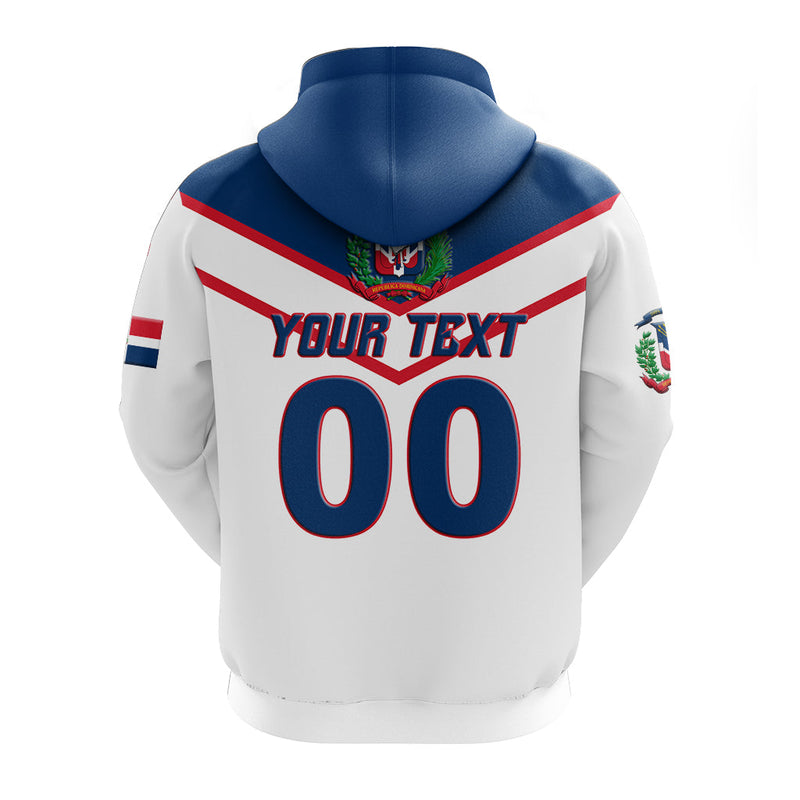 Custom Dominican Republic Baseball Pride Hoodie