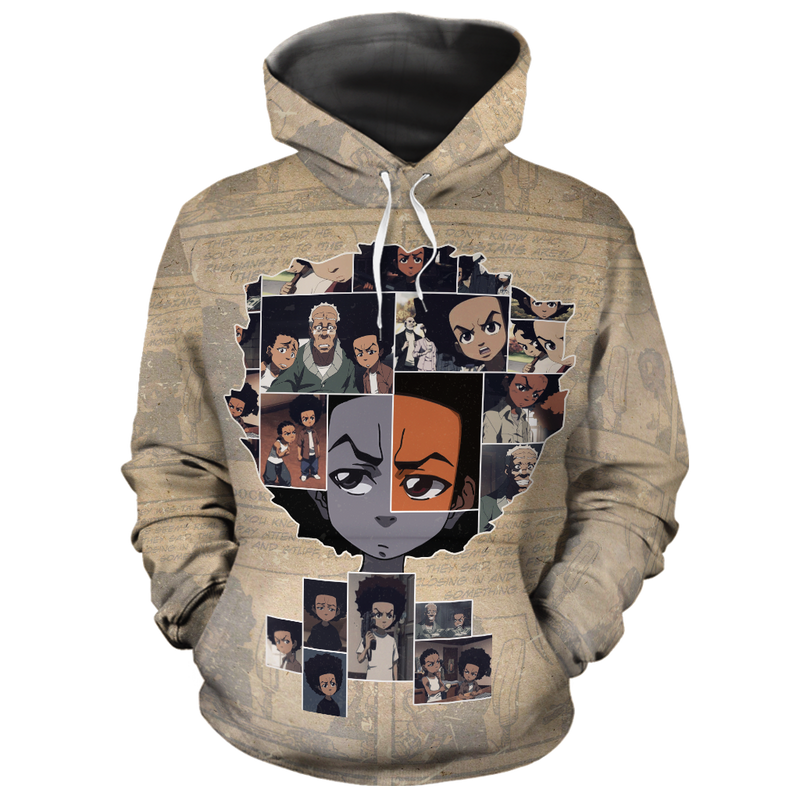 African 90s Huey Freeman Hoodie