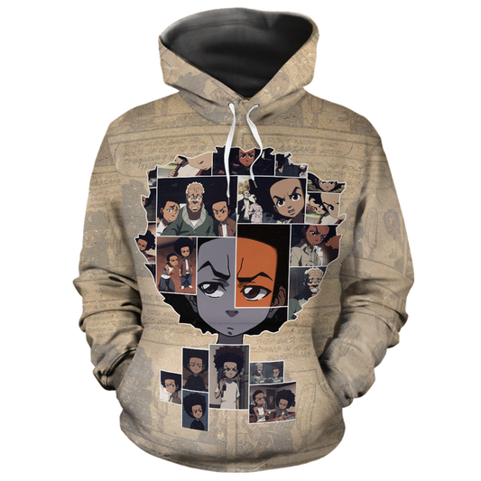 African 90s Huey Freeman Hoodie