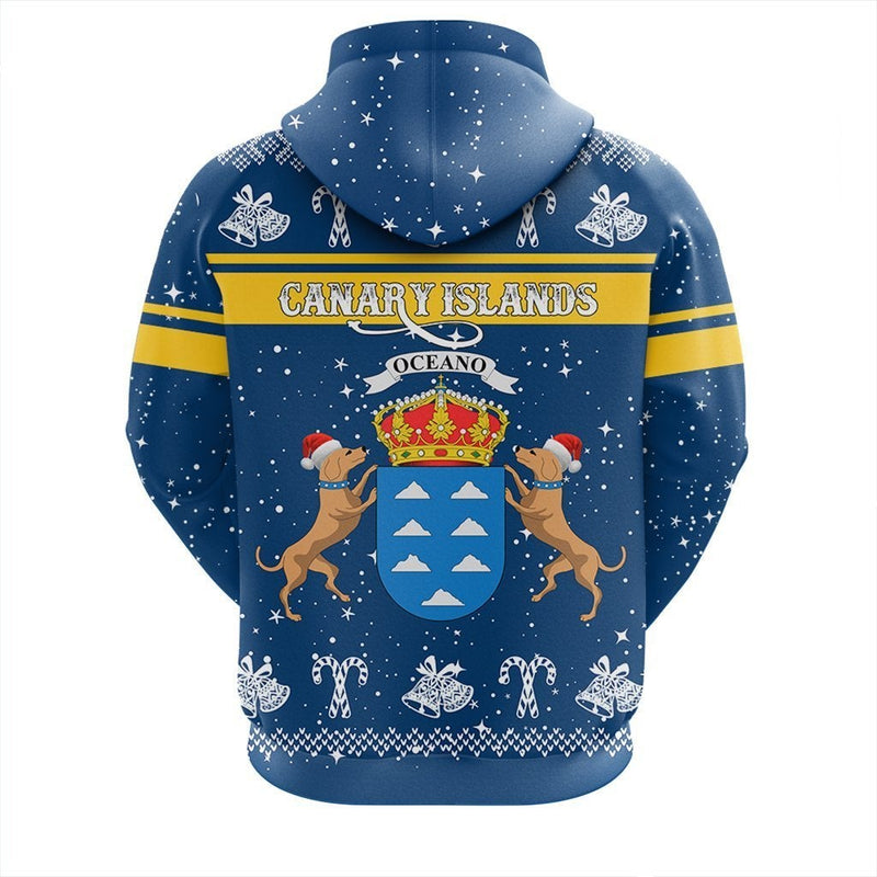 African Canary Islands Zipper Hoodie Hoodie