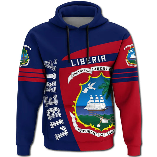 African Hoodie Liberia Sport Premium Hoodie