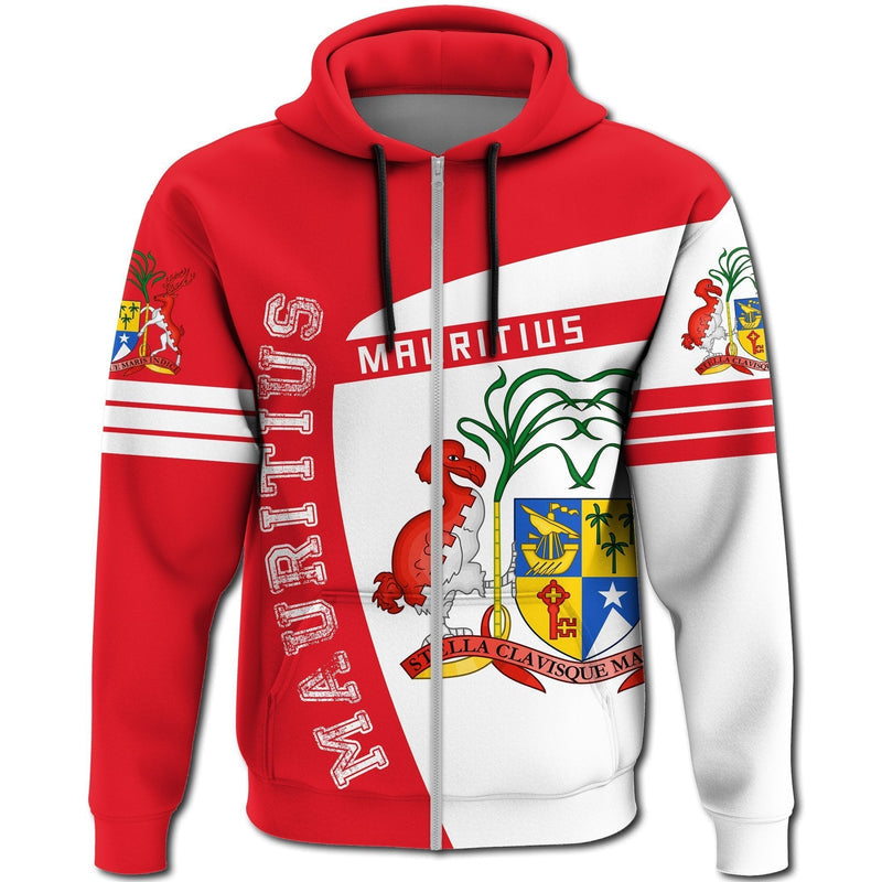 African Zip Mauritius Zip Hoodie Sport Hoodie