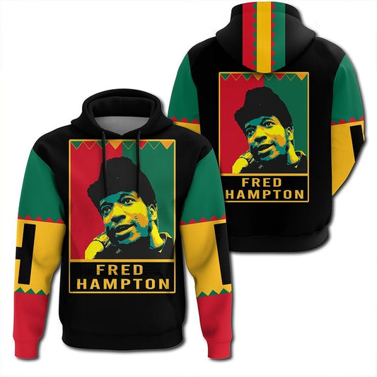 African Fred Hampton Black History Month Style Hoodie