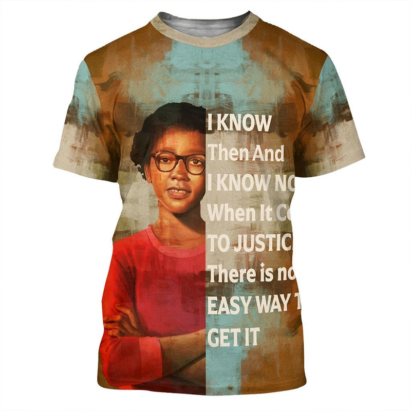 AfricanT Shirt Claudette Colvin Quote Paint Mix African T