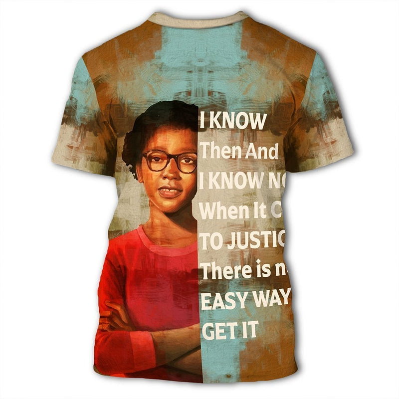 AfricanT Shirt Claudette Colvin Quote Paint Mix African T