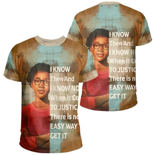 AfricanT Shirt Claudette Colvin Quote Paint Mix African T