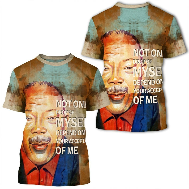 African Quincy Jones Quote Paint Mix African T Shirt