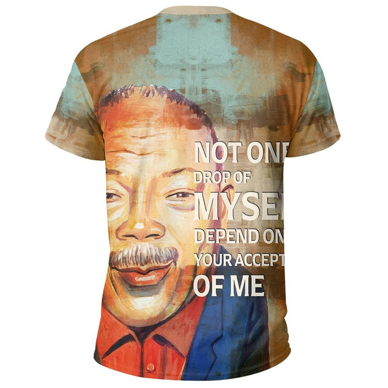 African Quincy Jones Quote Paint Mix African T Shirt