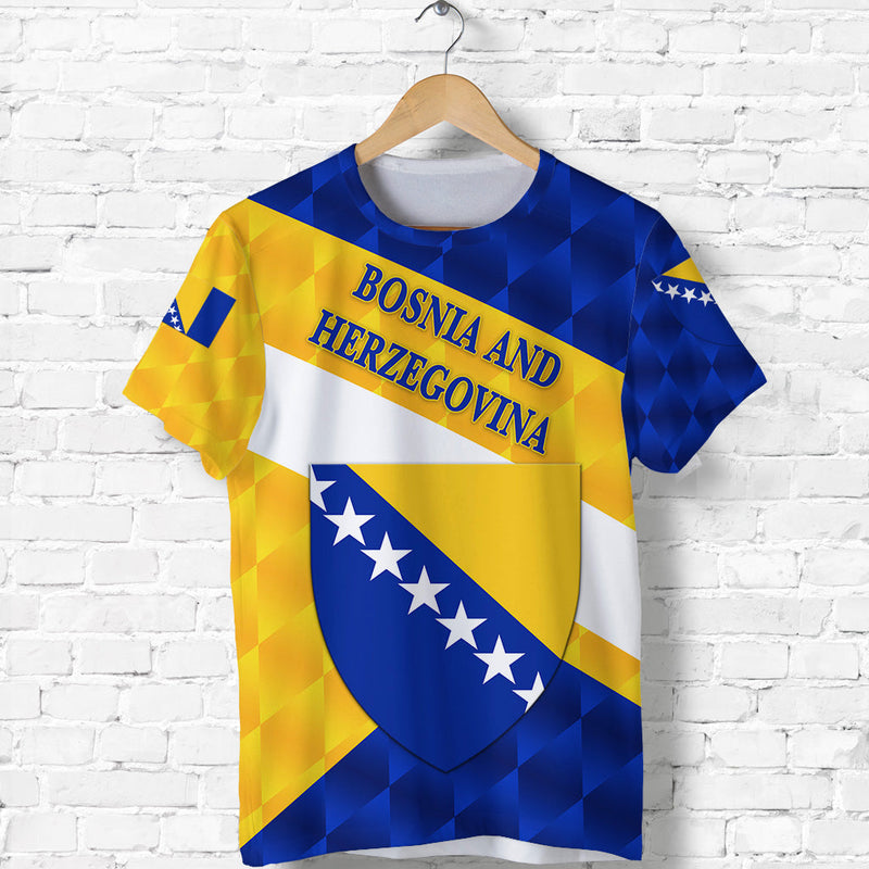 Custom Bosnia and Herzegovina Sporty Style T Shirt