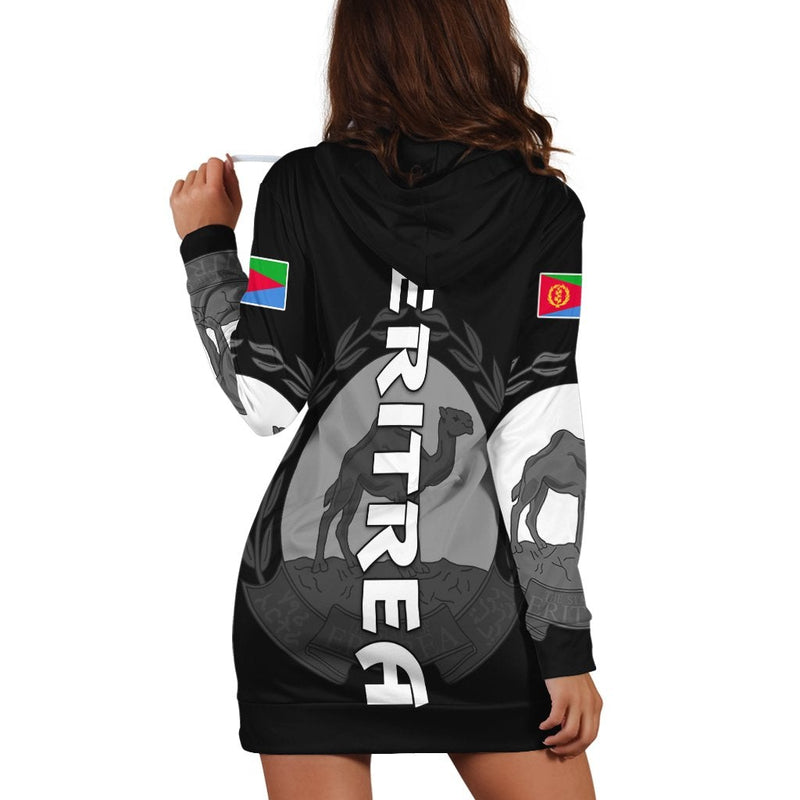 (Custom Personalised) Eritrea Hoodie Dress Coat Of Arms