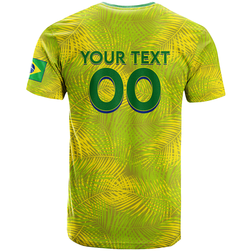 Custom Brazil Football 2022 T Shirt