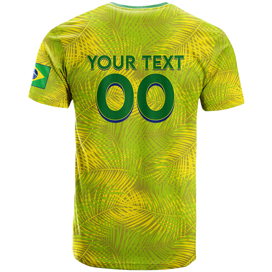 Custom Brazil Football 2022 T Shirt