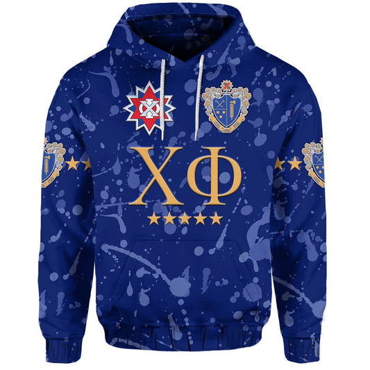 Custom Chi Phi Original Style Blue Hoodie