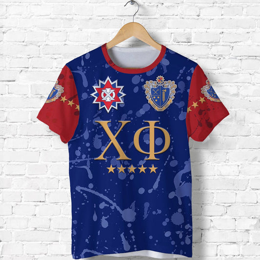 Custom Chi Phi Original Style Blue Scarlet T Shirt