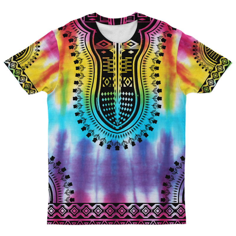 AfricanT Shirt Dashiki Tie Dye African T