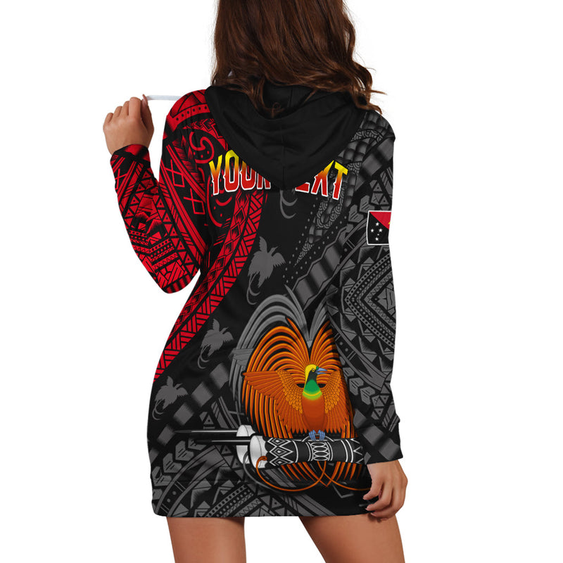(Custom Personalised) Papua New Guinea Raggiana Birds Of Paradise Happy 47th Independence Day Hoodie Dress