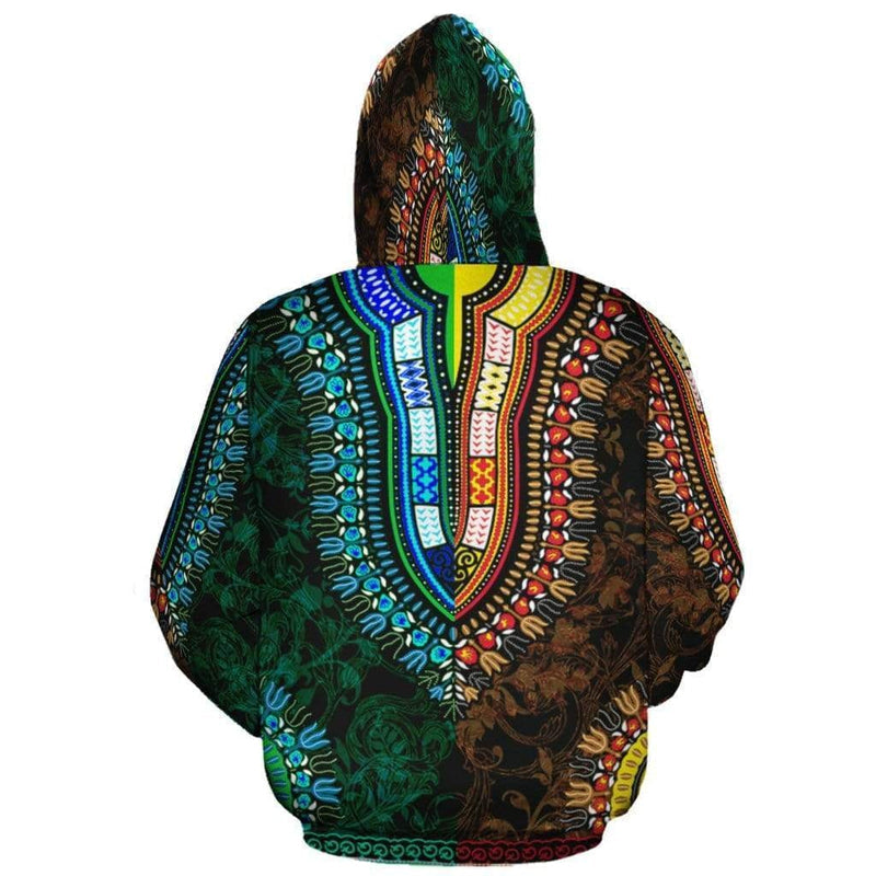 African Dashiki Royal Hoodie