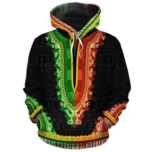 African Dashiki Honor Hoodie