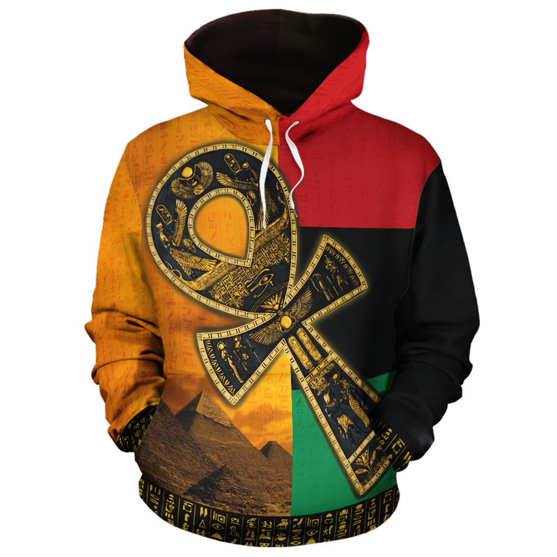 African Egyptian Ankh Haft Hoodie