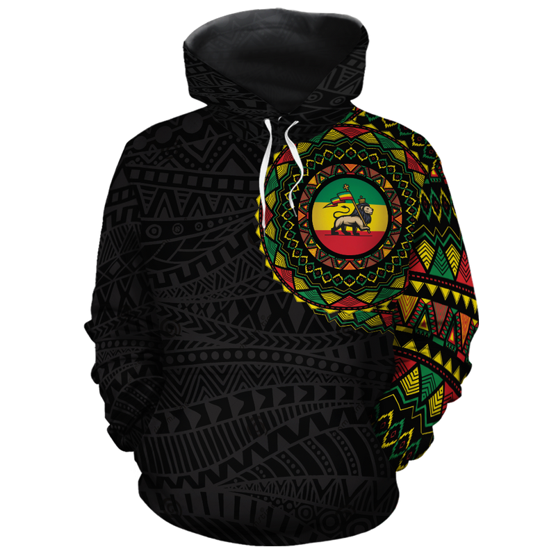 African Masterpiece Ethiopia Lion Of Judah Hoodie