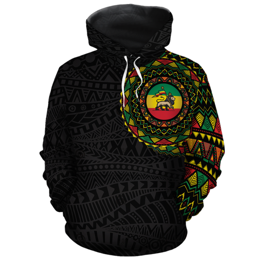African Masterpiece Ethiopia Lion Of Judah Hoodie