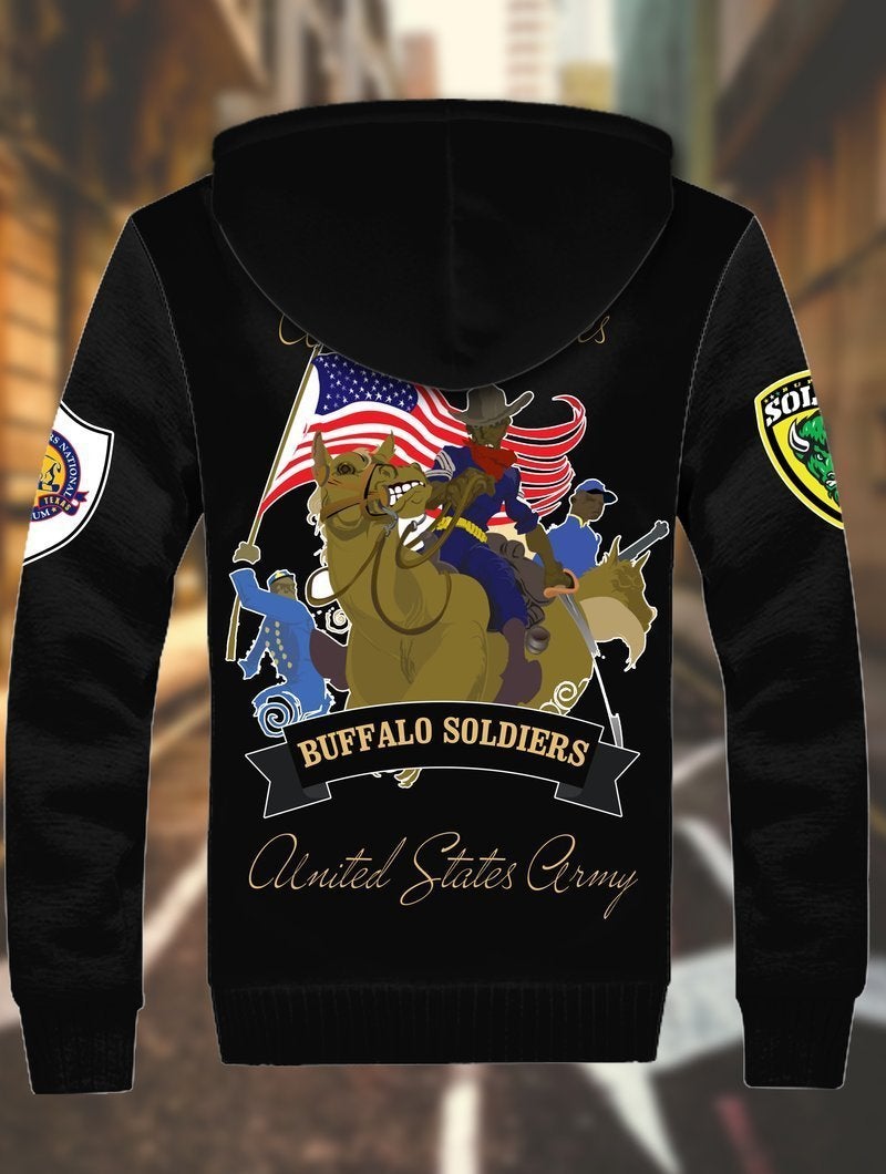 African Hoodie - Buffalo Soldiers Great Sherpa