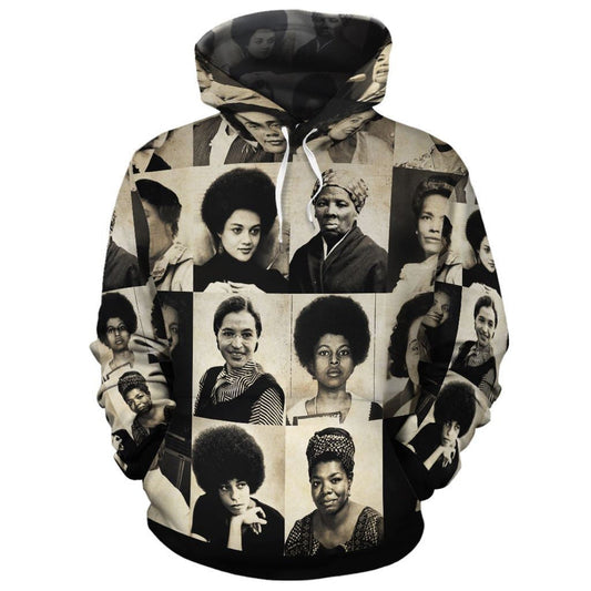 African Female Civil Rights Leaders Hoodie