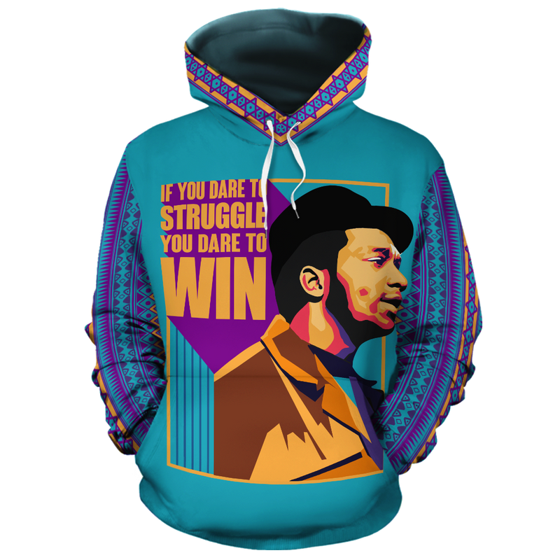 African FRed Hampton Pop Hoodie