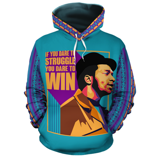 African FRed Hampton Pop Hoodie