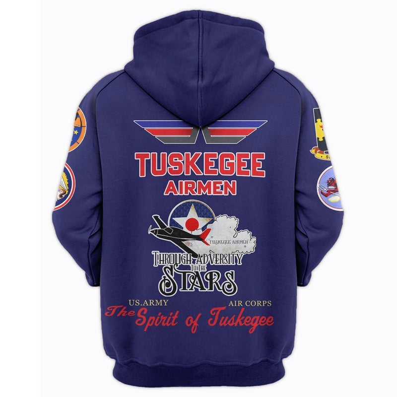 African Tuskegee Airmen Pullover Hoodie